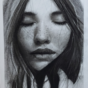 original charcoal drawing "soulmaker"